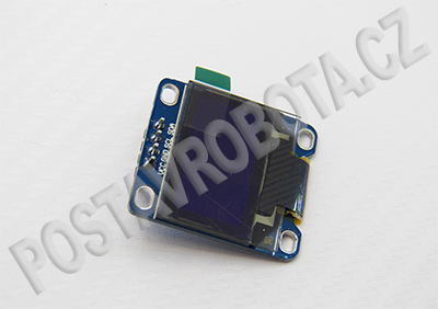 OLED displej IIC bílý grafický 128x64 0.96"