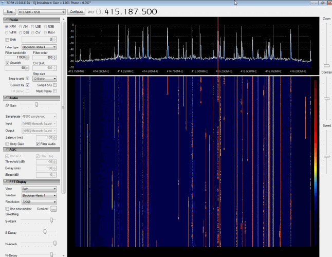 USB software rádio SDR RTL2832U + R820T2 + OTG
