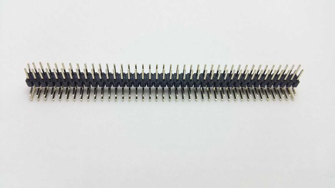 Kolíková lišta 40x2 2.54mm SMD dvouřadá