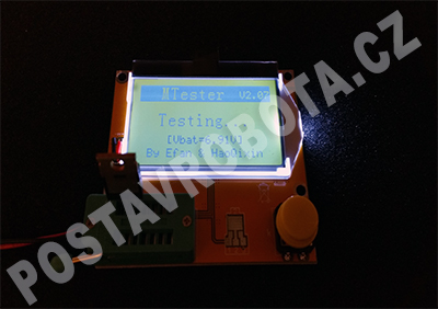 Automatický tester měřič RLC , ESR a polovodičových součástek