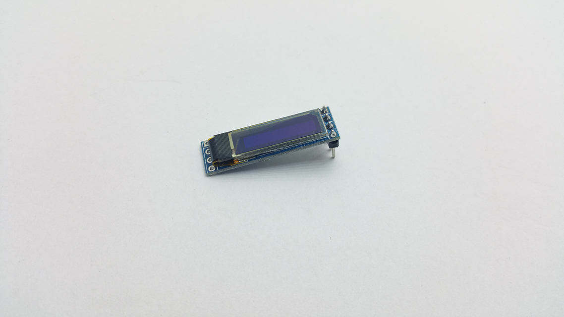 Mini OLED displej IIC modrý grafický 96x16 0.69"
