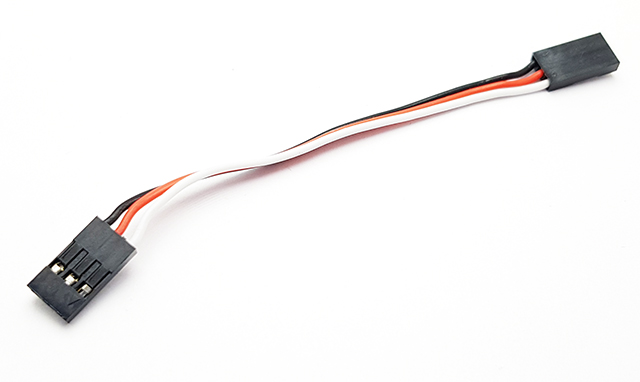 Modeláršký propojovací kabel samice-samice 10cm 3 pin