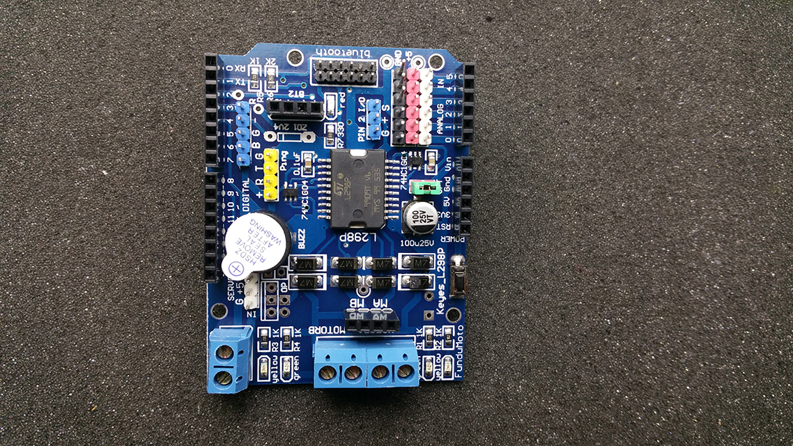 Shield pro řízení motorů 1x L298P