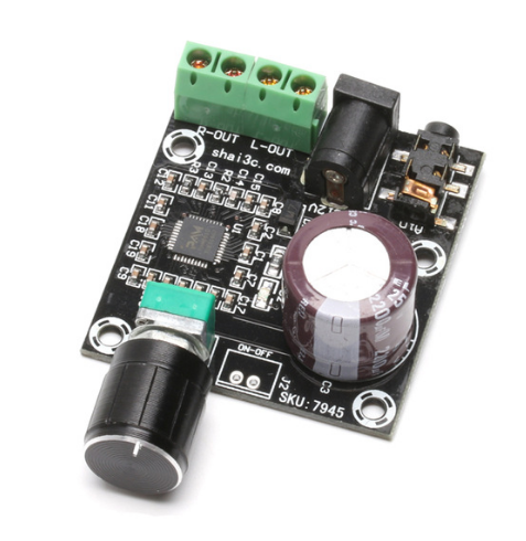 Audio zesilovač 2x 10W PAM8610  +pot.