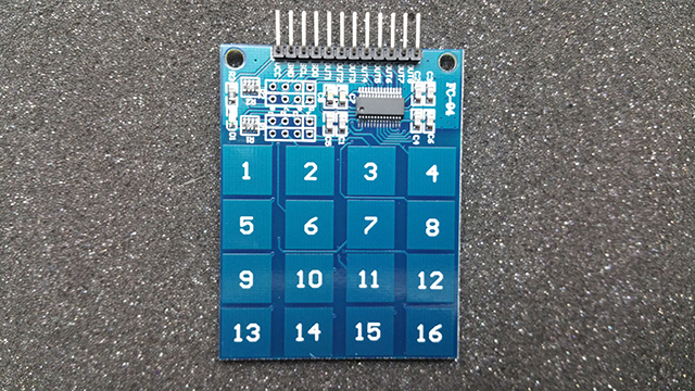 Dotyková klávesnice  4x4 modul TTP229