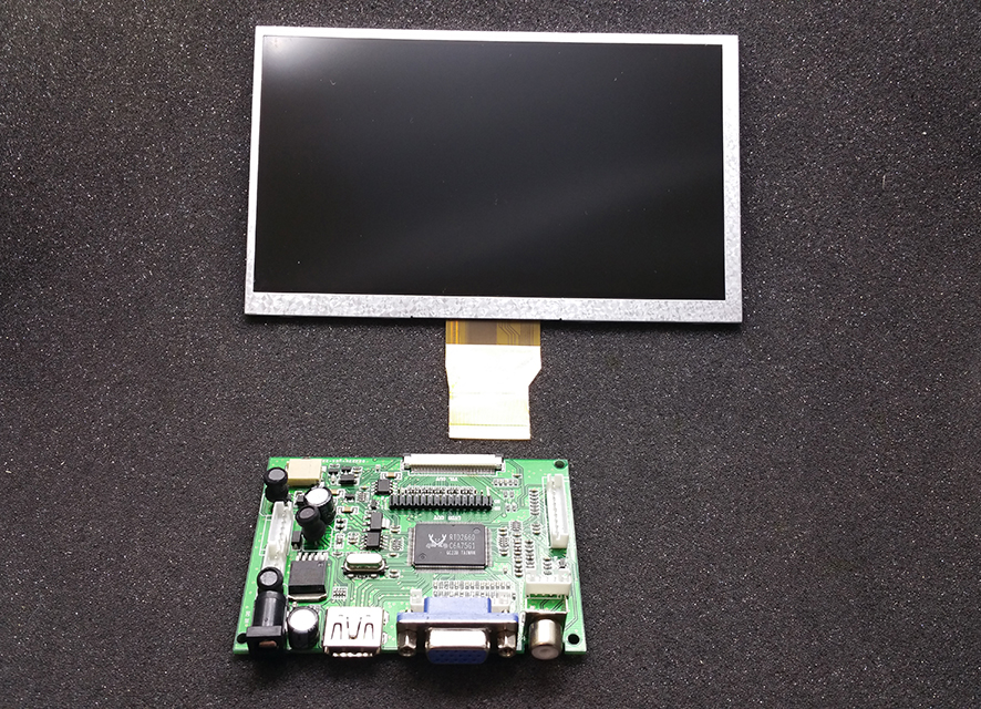7" LCD displej nejen pro raspberry pi 800x480 HDMI