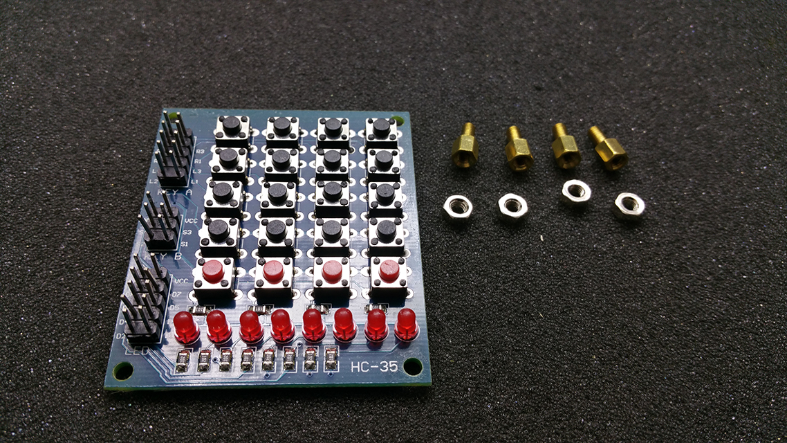 Klávesnice  5x4  + 8 LED modul 