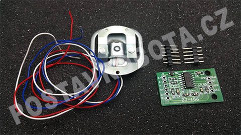 Vážící senzor do 50kg + ADC modul HX711 