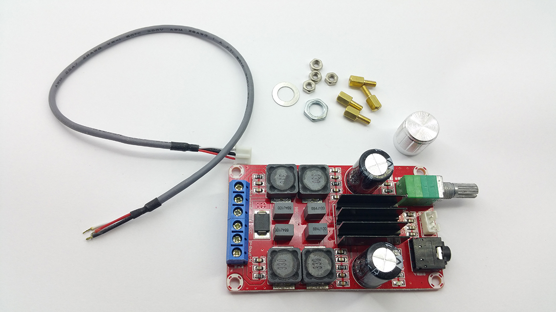 Digitální audio zesilovač 2x50W  TPA3116D2 + pot.