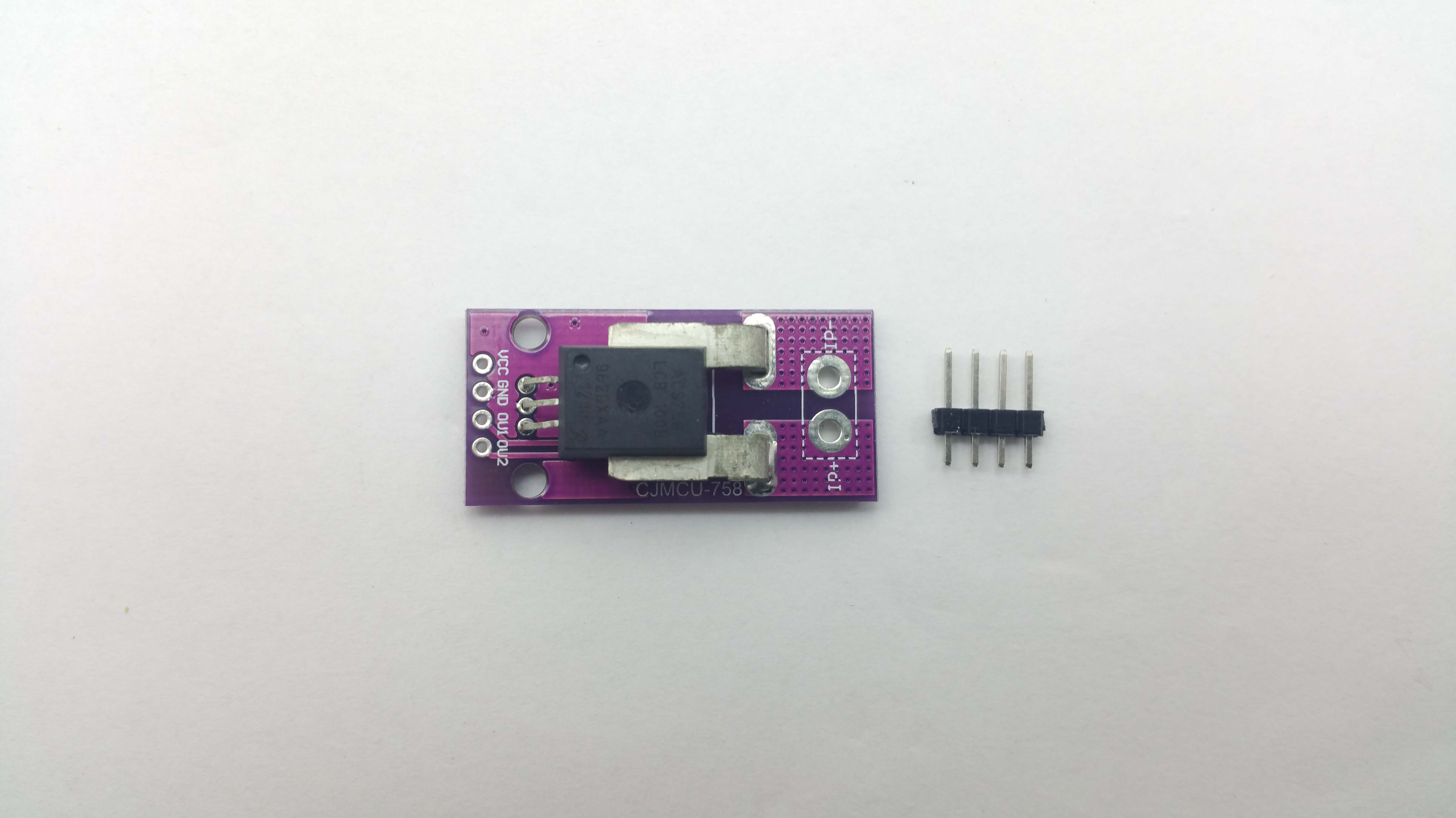 Ampérmetr ACS758LCB-100B modul 100A proudový senzor