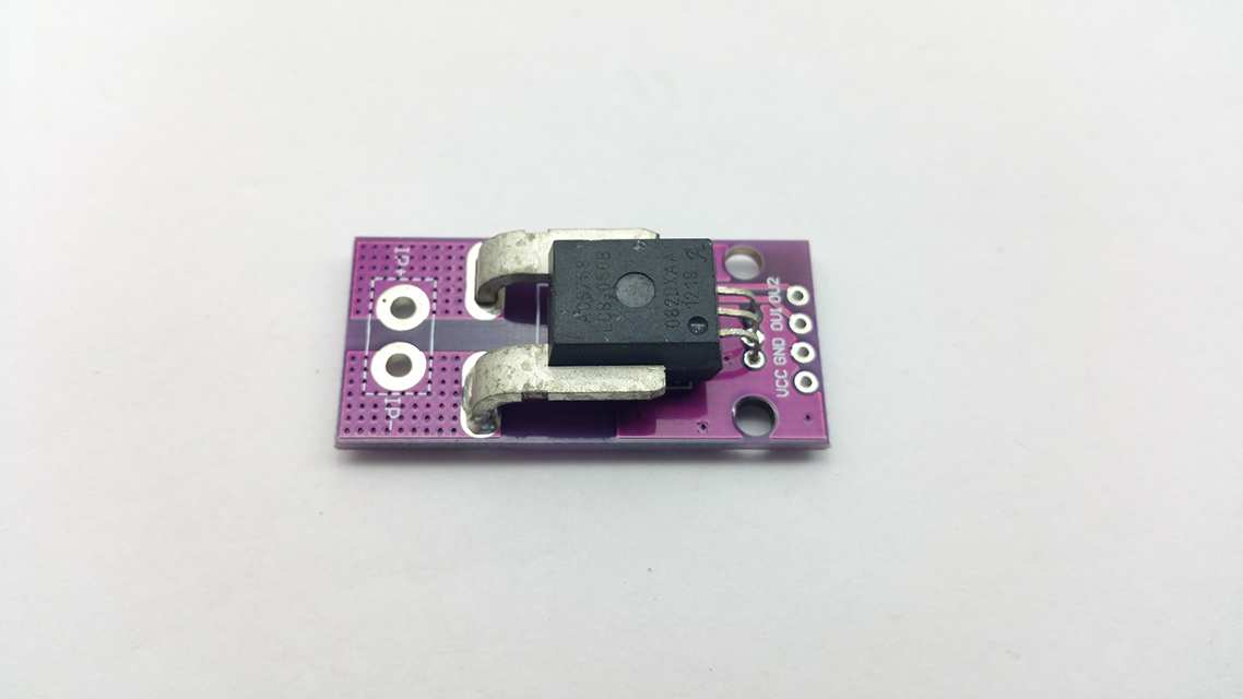 Ampérmetr ACS758LCB-50B modul 50A proudový senzor