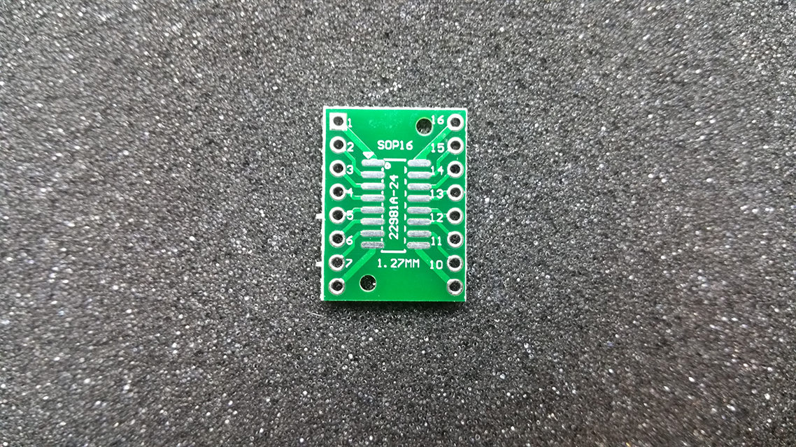SMD DIP adaptér SO16 SOIC16 TSSOP16