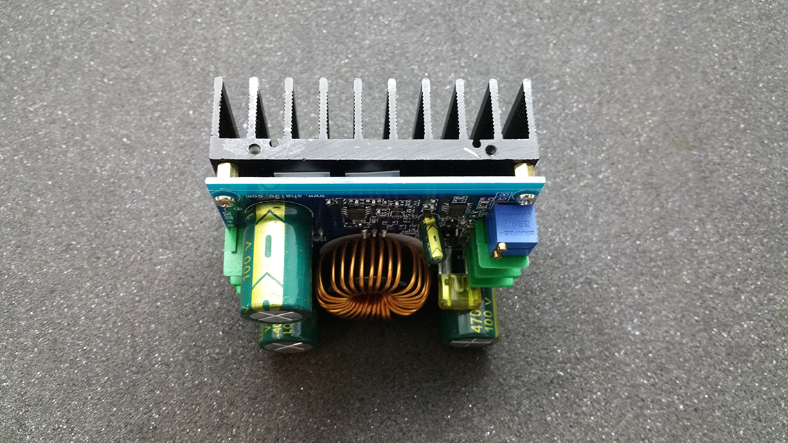 Nastavitelný proudový zdroj 600W zvyšující napětí 12-80V
