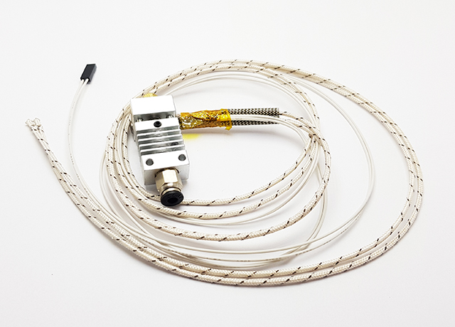 12V 50W kompatibilní Hotend CR10 Bowden 1,75mm 0,4mm s tělískem a termistorem