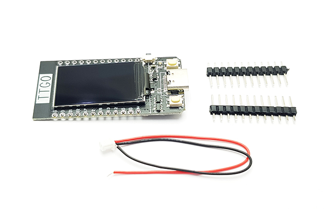 WiFi vývojová deska ESP32S s LCD displejem TTGO