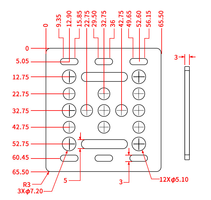 Vozík na hliníkový profil 20x20 V-Slot