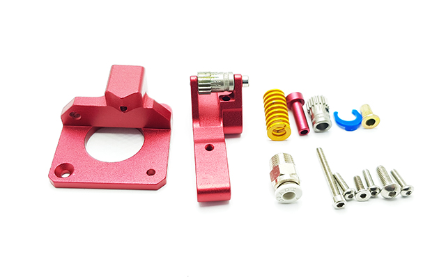 Stavebnice pro Bowdenový extruder s dvojitým kolečkem 1,75mm