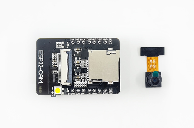 WiFi vývojová deska ESP32-CAM s kamerou a programátorem