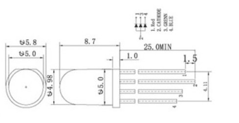 RGB 5mm LED
