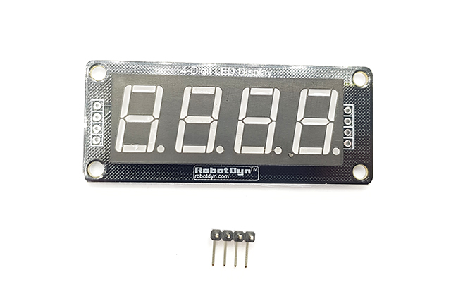Displej segmentový zelený TM1637 modul