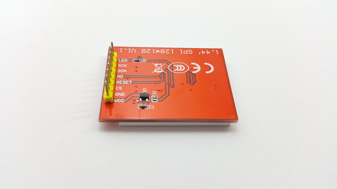 LCD displej SPI barevný grafický 128*128 1,44" 