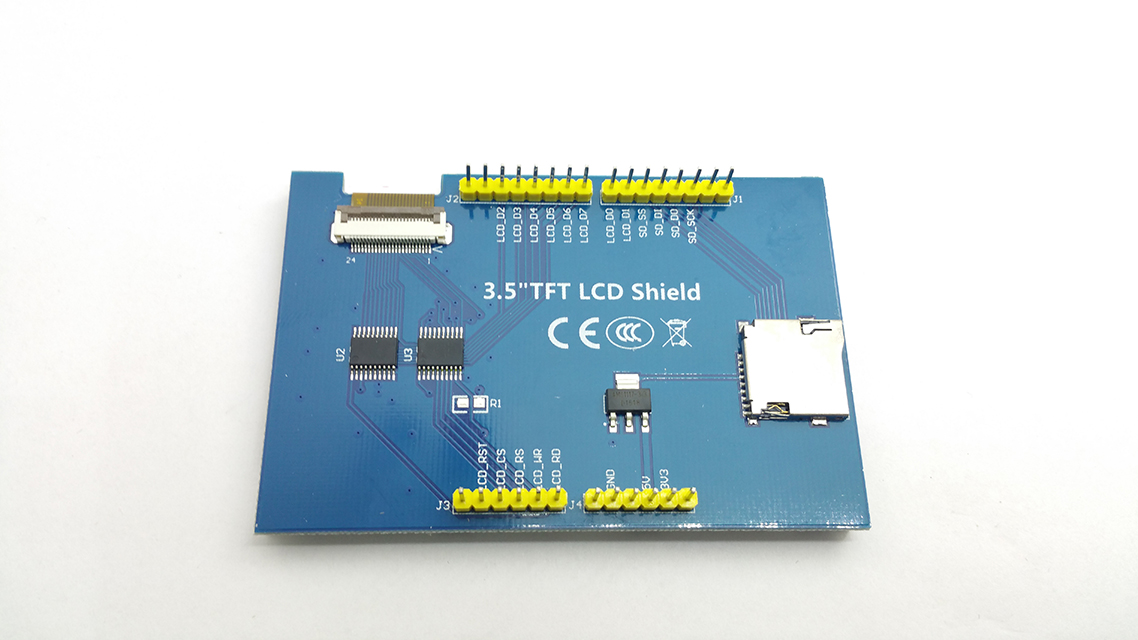 3,5" LCD shield barevný displej pro arduino 480x320