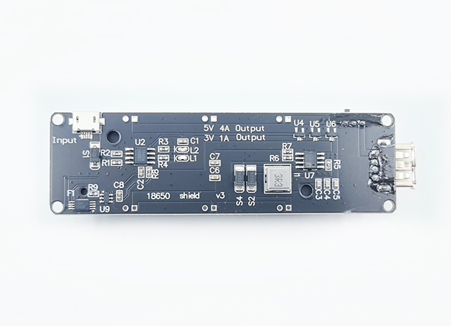 5V UPS modul na li-ion článek s držákem 18650