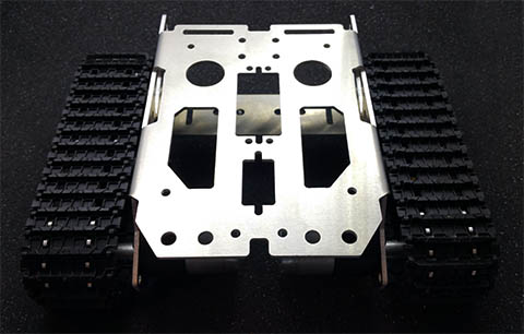 Pásový podvozek 2x DC motor
